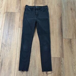 Hollister Women's Charcoal Skinny Jeans | size 24 W 28 L